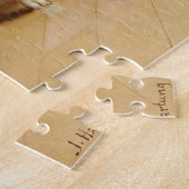Vintage Borzoi Kunstpuzzle Puzzle (Seite)