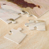 Vintage Borzoi Lady und Borzoi Puzzle (Seite)