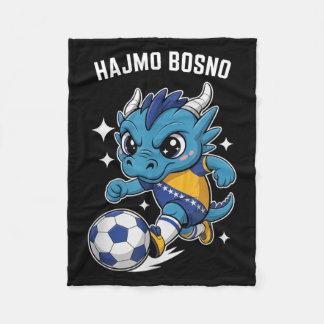 Vintage Bosnien und Herzegowina Hajmo Bosno Land Fleecedecke