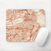 Vintage Boston-Karte Mousepad (Mit Mouse)
