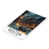Vintage Boston Magnet (Linke Seite)
