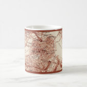 Vintage Boston Map Tasse (Mittel)