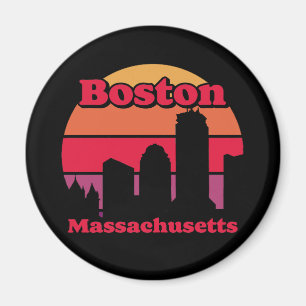 Vintage Boston Massachusetts Magnet