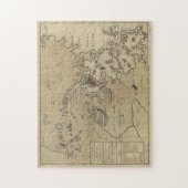 Vintage Boston Revolutionäre Kriegskarte (1775) Puzzle (Vertikal)