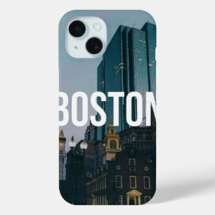Vintage-Boston-Stadtansicht-Druck - Historische Ar Case-Mate iPhone Hülle