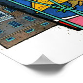 Vintage Boston Travel Poster (Ecke)