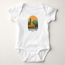 Vintage Boston USA Reise – Retro Stadt Kunst