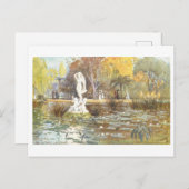 Vintage Botanic Gardens, Adelaide, Australia Postkarte (Vorne/Hinten)