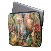 Vintage Botanical Apothecary Bottles  Laptopschutzhülle (Vorderseite Links)