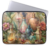 Vintage Botanical Apothecary Bottles  Laptopschutzhülle (Vorderseite)