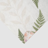 Vintage Botanical Apricot Floral Easter  Seidenpapier (Detail)