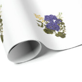 Vintage Botanical Aufkleber Geschenkpapier (Rolleneckpunkt)
