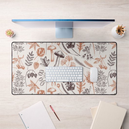 Vintage Botanical Fall  Schreibtischunterlage (Büro 1)