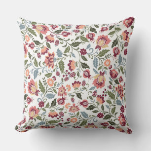 Vintage Botanical Farbe Voll Design Kissen