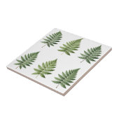Vintage Botanical Fern Leaves Illustration Pattern Fliese (Seite)