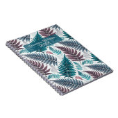 Vintage Botanical Fern Monogram Notizblock (Rechte Seite)