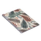 Vintage Botanical Fern Monogram Notizblock (Rechte Seite)