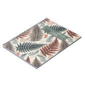Vintage Botanical Fern Monogram Notizblock (Linke Seite)