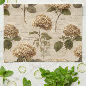 Vintage Botanical Floral Pattern (1) Geschirrtuch (Gefaltet)