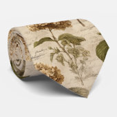 Vintage Botanical Floral Pattern (2) Krawatte (Gerollt)