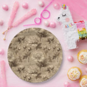 Vintage Botanical Floral Pattern (2) Pappteller (Party)