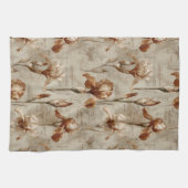 Vintage Botanical Floral Pattern (4) Geschirrtuch (Horizontal)