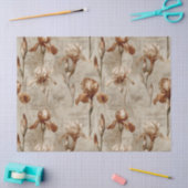 Vintage Botanical Floral Pattern (4) Seidenpapier (Basteln)