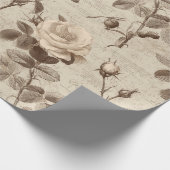 Vintage Botanical Floral Pattern (5) Geschenkpapier (Ecke)
