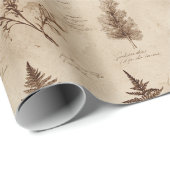 Vintage Botanical Floral Pattern (7) Geschenkpapier (Rolleneckpunkt)