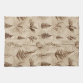 Vintage Botanical Floral Pattern (7) Geschirrtuch (Horizontal)