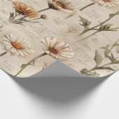 Vintage Botanical Floral Pattern (8) Geschenkpapier (Ecke)