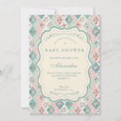 Vintage Botanical Garden Baby Shower Einladung (Vorderseite)