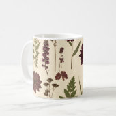 Vintage Botanical Gothic Library Cushion Kaffeetasse (Vorderseite Links)