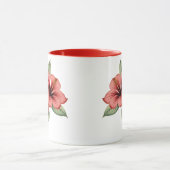 Vintage Botanical Hibiscus Coffee, tea mug Tasse (Zentrum)