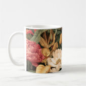 Vintage Botanical Illustration Kaffeetasse (Links)