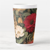 Vintage Botanical Illustration Milchtasse (Vorderseite)