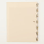 Vintage Botanical Muse Planer (Rückseite)