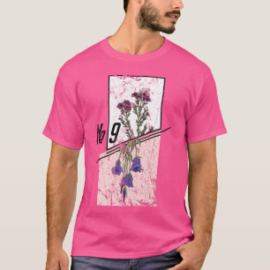 Vintage Botanical Nr. 9 T-Shirt - Ästhetische Blum