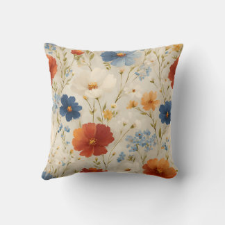 Vintage Botanical Romantic Chic Floral Kissen