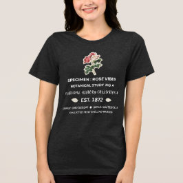 Vintage Botanical Rose Vibes  Tri-Blend Shirt