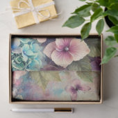 Vintage Botanical Roses Butterflies Decoupage  Seidenpapier (Geschenk)