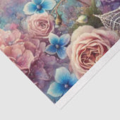 Vintage Botanical Roses Butterflies Decoupage  Seidenpapier (Ausschnitt)