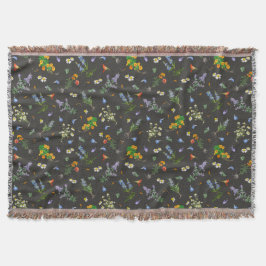 Vintage botanical style decke