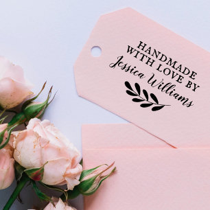 Vintage Botanical Stylisches Personalisiertes Hand Permastempel