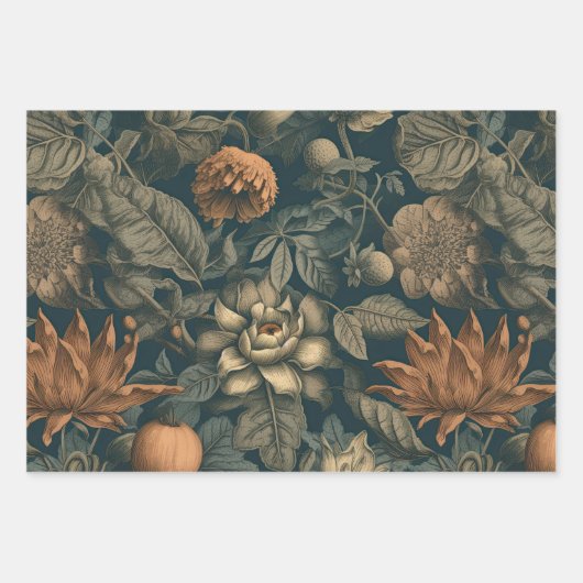 Vintage Botanicals Geschenkpapier Set (Vorderseite 3)
