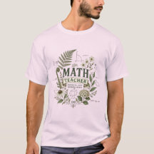 Vintage Botanik-Mathematiklehrer verwurzelt in Log