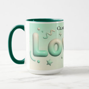 Vintage-Botanik-Schöne-personalisierte-Erinnerung Tasse