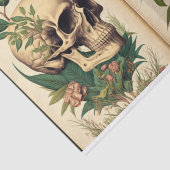 Vintage Botanik und Knochen Buch 3 Decoupage Seidenpapier (Ausschnitt)