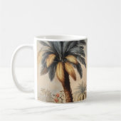 Vintage-Botanikszene mit Palmen Kaffeetasse (Links)