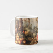 Vintage-Botanikszene mit Palmen Kaffeetasse (Vorderseite Links)